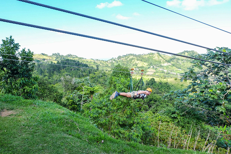 Zip lining at ToroVerde (Photo: Michelle Rae)